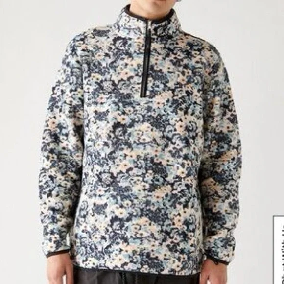 {PacSun} Half-Zip Pullover Sweatshirt With Fleece Feel - Mens Small - Picture 9 of 9